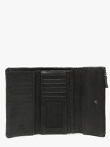 Wallet Leather Biba Black heritage TOT2L-vue-porte