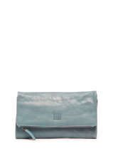 Wallet Leather Biba Blue heritage TOT2L