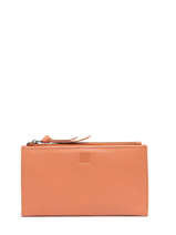 Wallet Leather Biba Orange heritage VAW2L