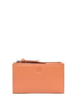 Wallet Leather Biba Orange heritage VAW3L