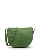 Crossbody Bag Natural Leather Biba Green natural CHR7L