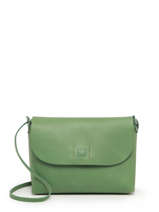 Crossbody Bag Natural Leather Biba Green natural NEW1L