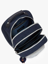 Backpack Class Room 2 Compartments Kipling Blue back to school / pbg PBGI4053-vue-porte