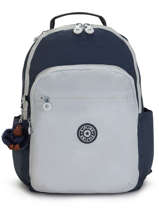 1 Compartment Backpack With 15" Laptop Sleeve Kipling Blue back to school / pbg PBGI5140