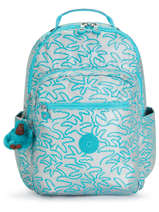 1 Compartment Backpack With 15" Laptop Sleeve Kipling Blue back to school / pbg PBGI3040