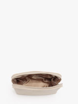 Coin Purse Leather Hexagona Beige confort 467389-vue-porte