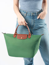 Longchamp Le pliage original Handbag Green-vue-porte