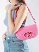 Crossbody Bag Iconic Bag Liu jo Pink iconic bag AA4143-vue-porte