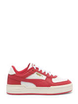 Sneakers In Leather Puma Red unisex 38019036