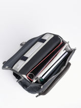 2-compartment Backpack Cameleon Blue vintage urban PBVBSD39-vue-porte