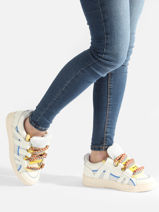 Sneakers En Cuir Semerdjian Multicolore accessoires INN11214-vue-porte