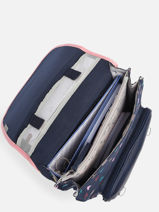 3-compartment Backpack Cameleon Blue vintage fantasy PBVGSD39-vue-porte