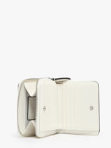 Leather K/ikonik Perforated Wallet Karl lagerfeld White k ikonic 2.0 241W3202-vue-porte