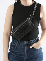 Quilted Leather Coachella Belt Bag Marie martens Black coachella 41-vue-porte