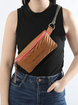 Quilted Leather Coachella Belt Bag Marie martens Brown coachella VLQ-vue-porte