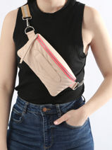 Quilted Leather Coachella Belt Bag Marie martens Beige coachella VLQ-vue-porte