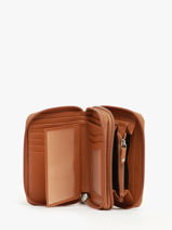 Portefeuille Cuir Crinkles Orange caviar 15041-vue-porte