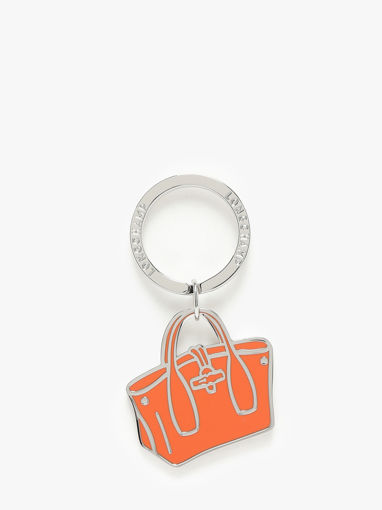 Longchamp Metal Key rings Orange