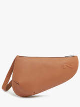 Sac Bandouli�re Large City Perle Cuir Nathan baume Marron n city 1