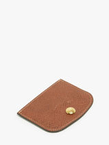 Longchamp Epure Bill case / card case Brown-vue-porte