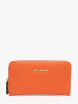 Wallet Ted lapidus Orange jara TLMQ1501