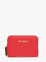 Portefeuille Jara Ted lapidus Rouge jara TLMQ1503