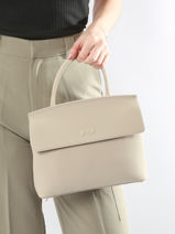 Sac Bandouli�re Clarita Cuir Nathan baume Beige nathan 18-vue-porte