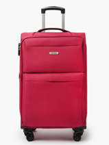Softside Luggage Sun Travel Red sun M