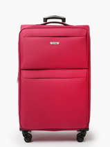 Softside Luggage Sun Travel Red sun L
