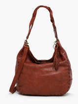 Shoulder Bag Heritage Leather Biba Brown heritage BUR1L