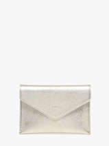 Porte-papiers Etincelle Iris�e Cuir Etrier Or etincelle irisee EETI054