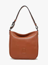Small Leather Balade Shoulder Bag Etrier Brown balade EBAL17