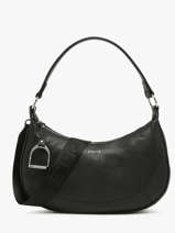 Sac Port� �paule M Altesse Cuir Etrier Noir altesse EALT017M