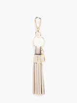Keychain Tradition Leather Etrier Beige tradition ETRA903M