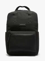 1 Compartment Backpack With 15" Laptop Sleeve Kapten and son Black backpack P