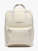 1 Compartment Backpack With 15" Laptop Sleeve Bergen Pro Kapten and son White backpack P
