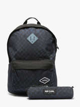 Sac  Dos 1 Compartiment Rip curl Bleu twisted weekend TW135MBA