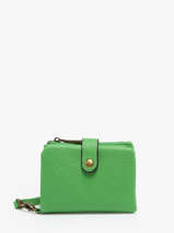 Coin Purse With Card Holder Miniprix Green soft 376