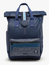 Backpack With 16" Laptop Sleeve Cabaia Blue adventurer JO
