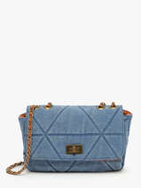 Crossbody Bag Cotton Cotton Miniprix Blue cotton 3541