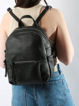 Backpack Miniprix Black pocket 19200-vue-porte