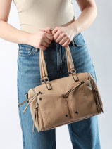 Shoulder Bag Pocket Miniprix Beige pocket 19202-vue-porte