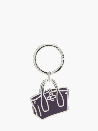 Longchamp Metal Key rings Violet