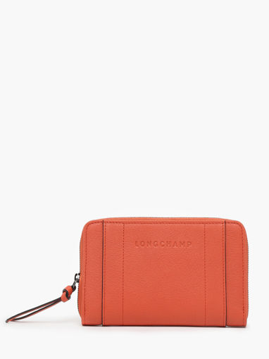 Longchamp Longchamp 3d Wallet Orange