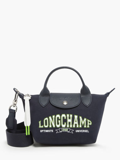 Longchamp Le pliage universit Sacs port main Bleu