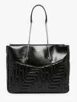 Shoulder Bag Midi Minuit Leather Lancel Black midi minuit A12515