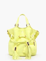 Small Tote Bag Premier Flirt Lancel Yellow premier flirt A10109