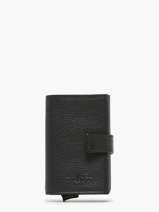 Porte-cartes Smart Cme Cuir Lancel Noir come A12877