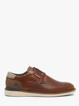 Derby Shoes In Leather Bull boxer Brown men 1101B