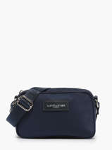 Shoulder Bag Basic Vita Nylon Lancaster Blue basic vita 75